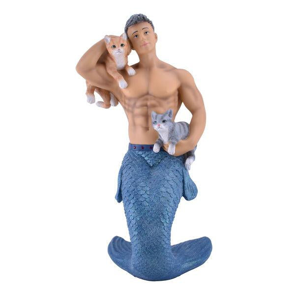 December Diamonds - Merman Pet the Puss Display