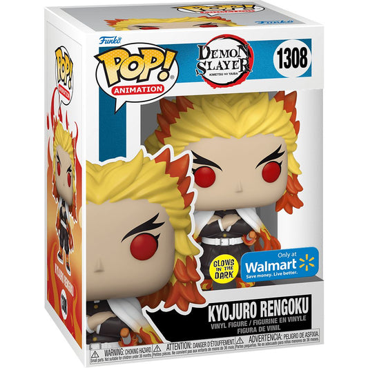 POP Animation: Demon Slayer - Kyojuro Rengoku 1308 (Glow in the Dark)
