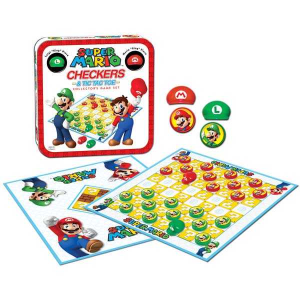 CHECKERS & TIC TAC TOE: Super Mario
