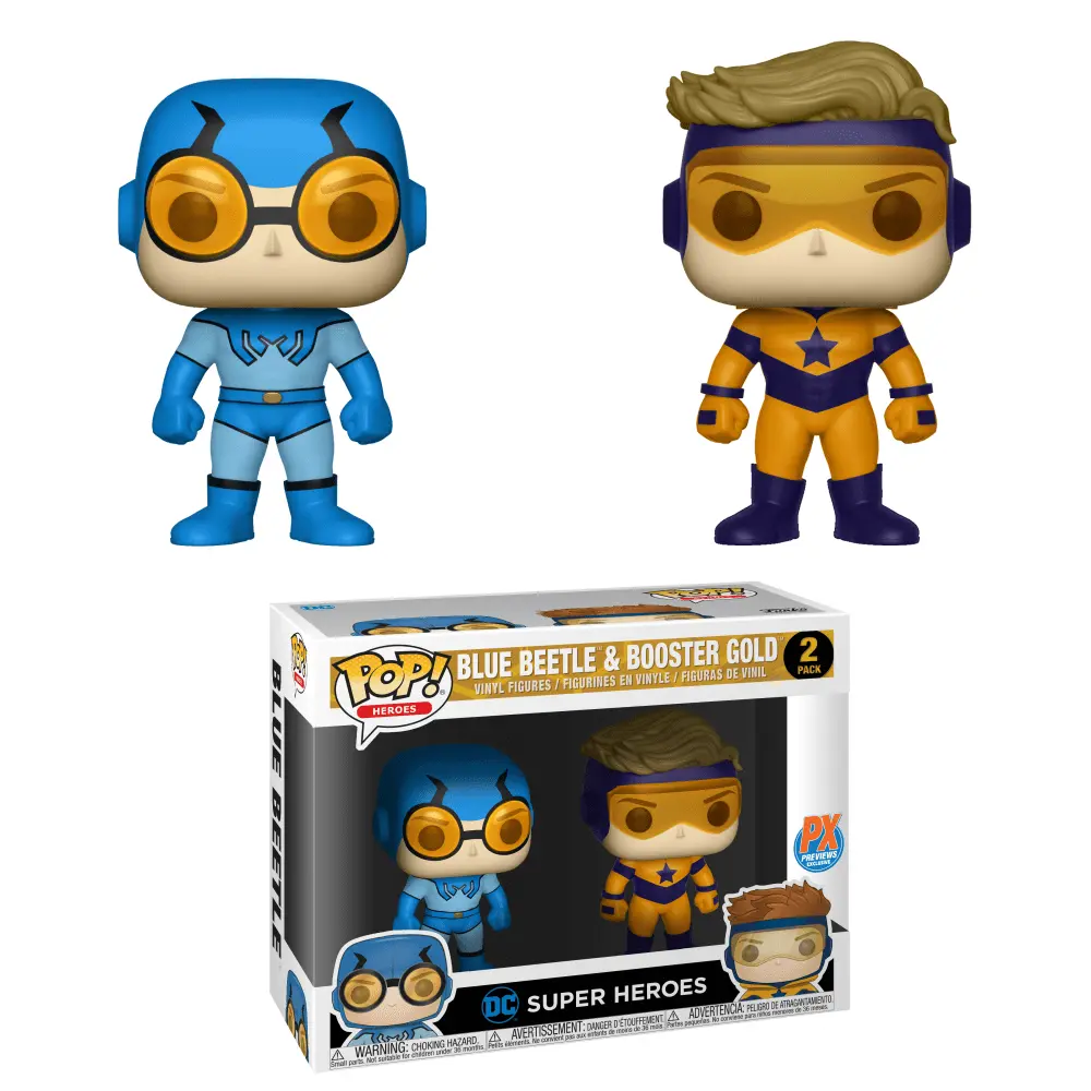 POP Heroes - Blue Beetle & Booster Gold 2-Pack