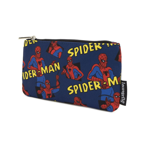 Loungefly Spider-man Classic AOP Coin Cosmetic Pencil Pouch