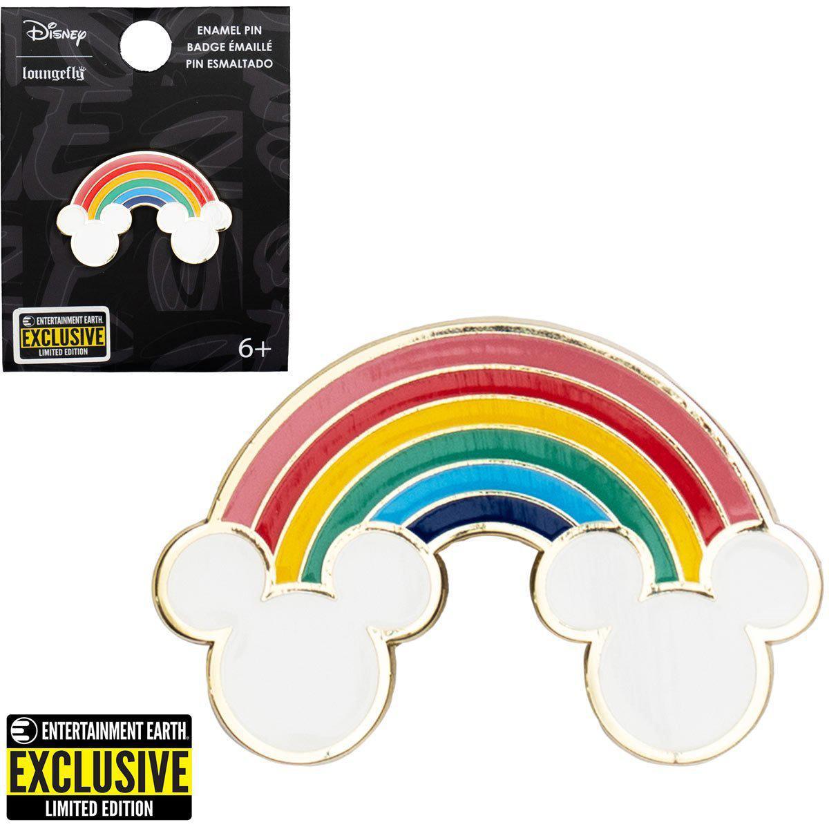 Mickey Mouse Rainbow Clouds Enamel Pin - EE Exclusive
