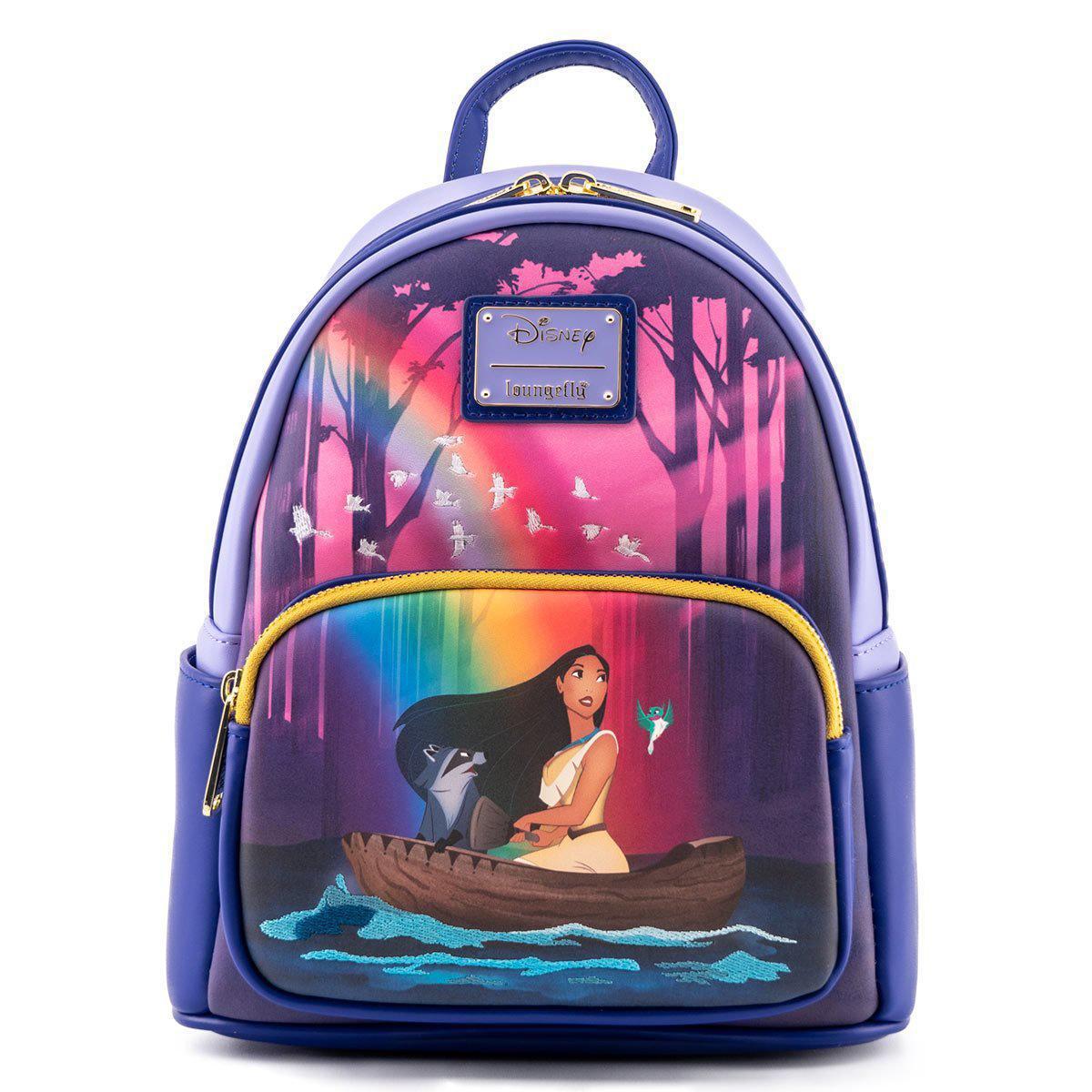 Loungefly Disney Pocahontas Just Around the River Bend Mini Backpack