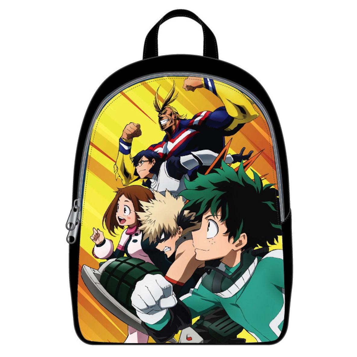 My hero 2024 academia school backpack