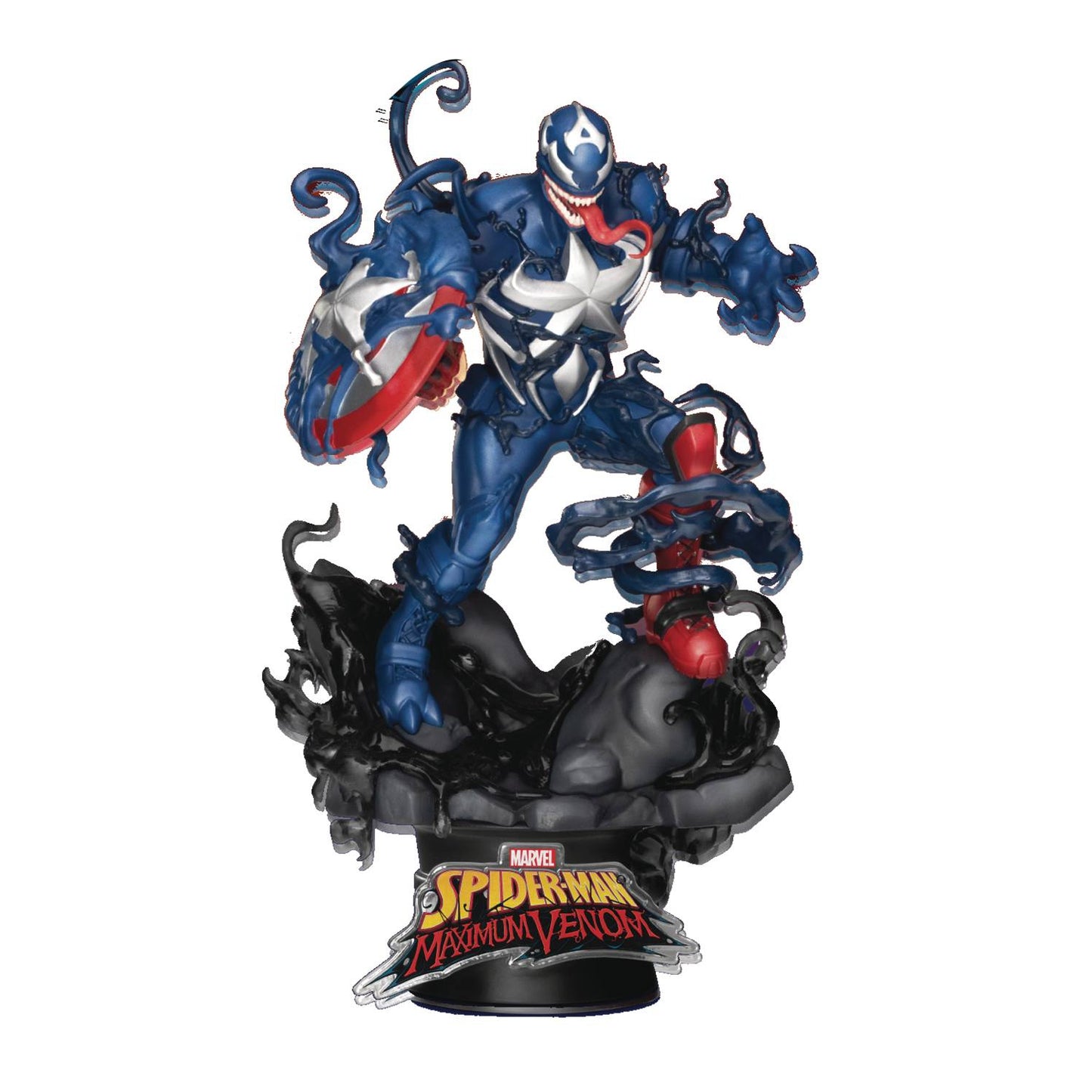 MAXIMUM VENOM DS-065 CAPTAIN AMERICA D-STAGE 6" STATUE