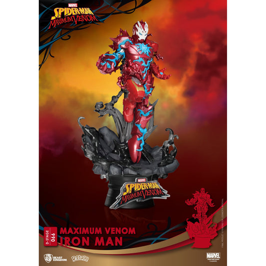 MAXIMUM VENOM DS-066 IRON MAN D-STAGE 6" STATUE