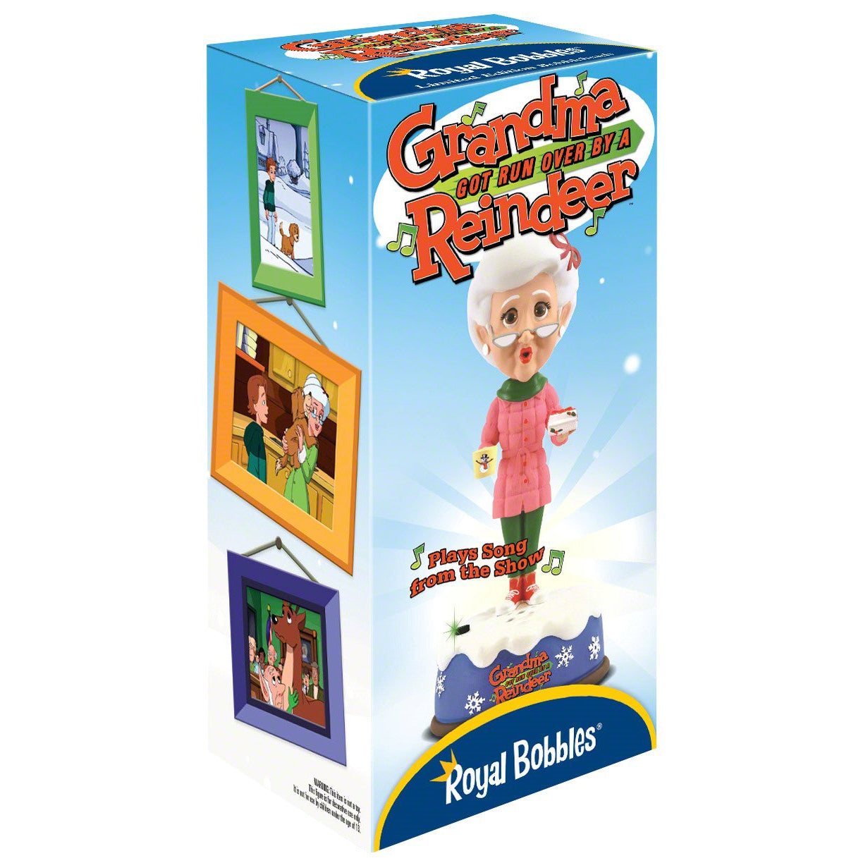 Royal Bobbles Grandma Got Run Over by a Reindeer Bobblehead