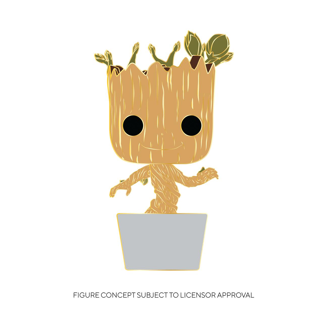 Large Enamel Pop! Pin: Marvel - Baby Groot