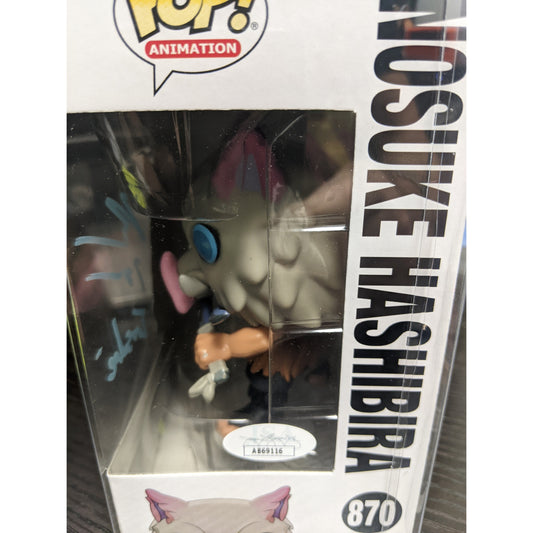 POP Animation: Demon Slayer - Inosuke Hashibira 870 Signed (Blue)