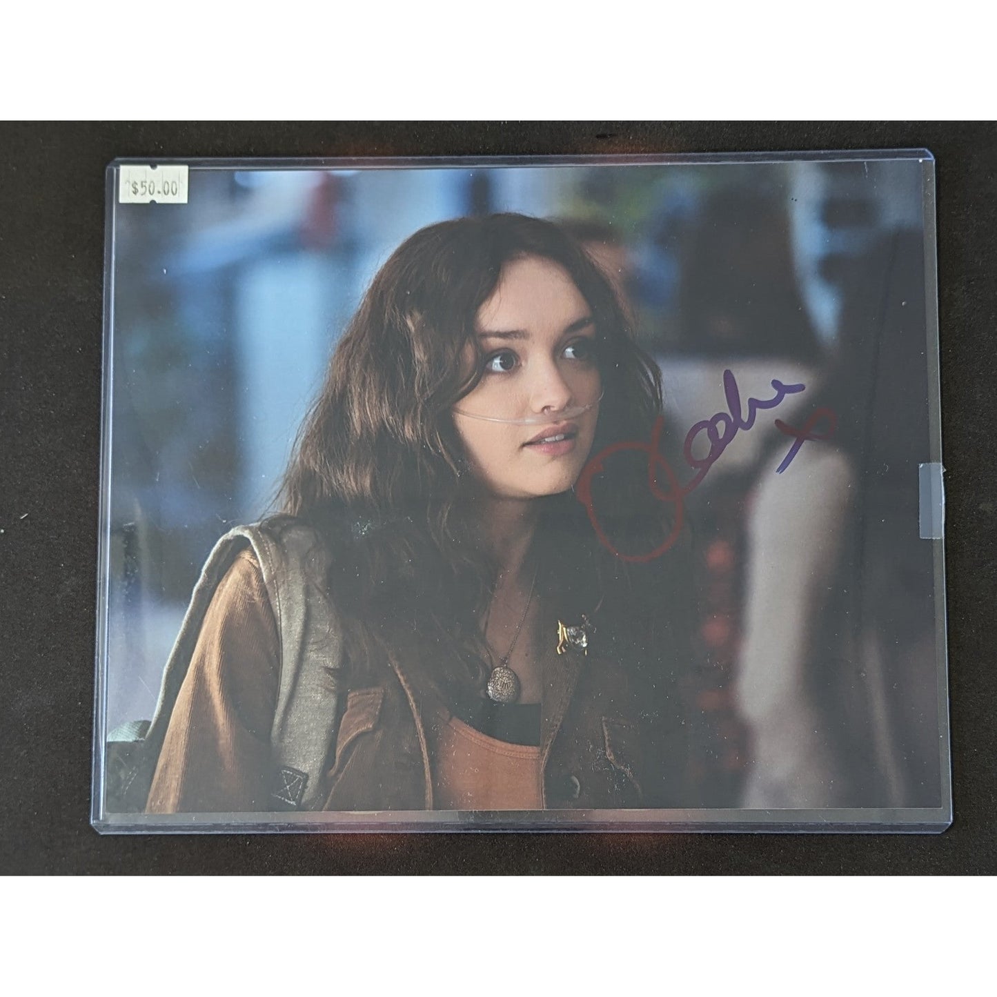 Signed: Olivia Cooke Signed Bates Motel 10x8 Photo