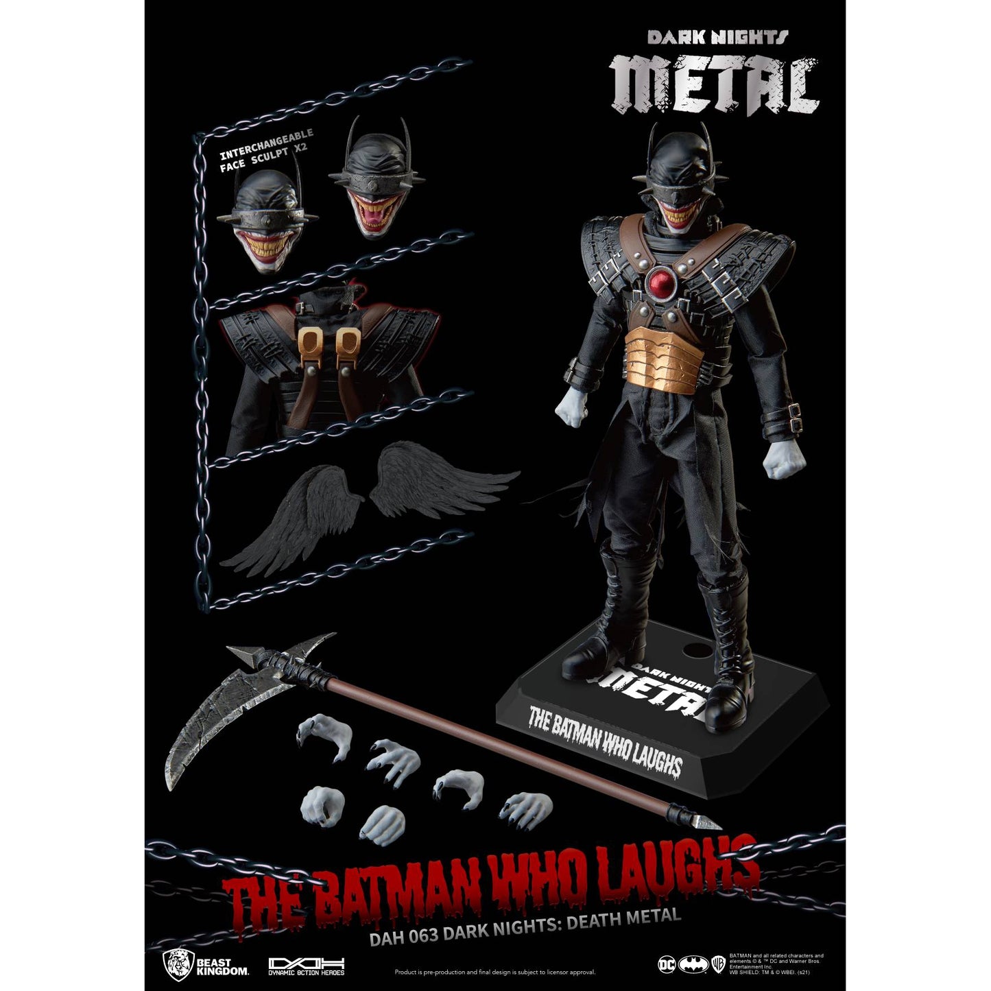 Dark Knights Metal - The Batman Who Laughs DAH-063 Action Figure