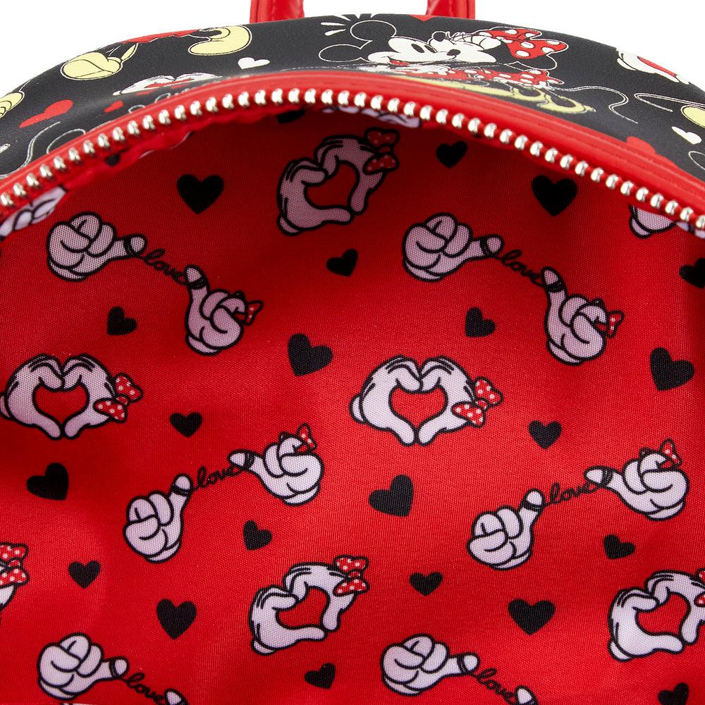Loungefly Disney Mickey and Minnie Mouse Valentines Mini Backpack
