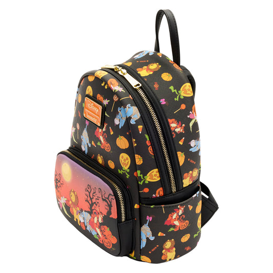 LOUNGEFLY Disney Winnie The Pooh Halloween Group Mini Backpack