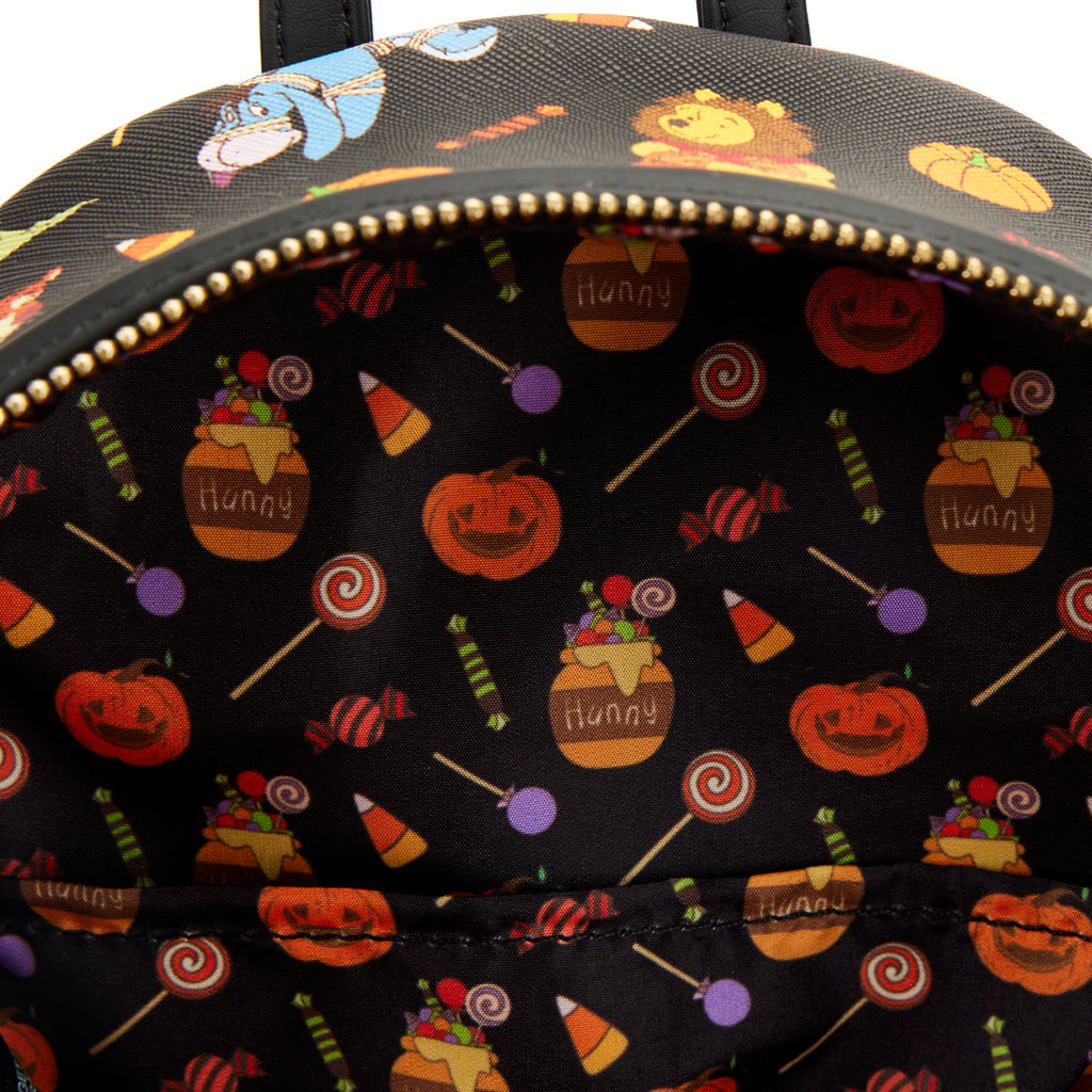 LOUNGEFLY Disney Winnie The Pooh Halloween Group Mini Backpack