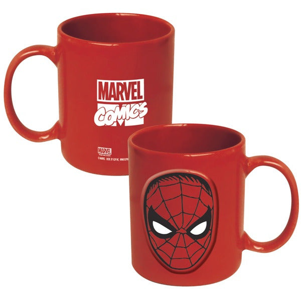 Marvel Amazing Spider-Man Face 20 oz. Red Ceramic Coffee Mug