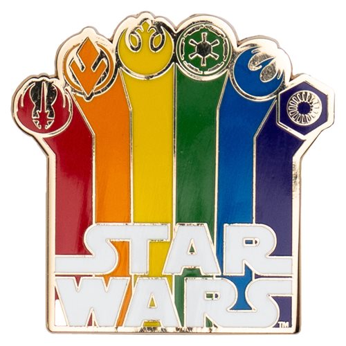 Star Wars Logo Rainbow Enamel Pin - EE Exclusive