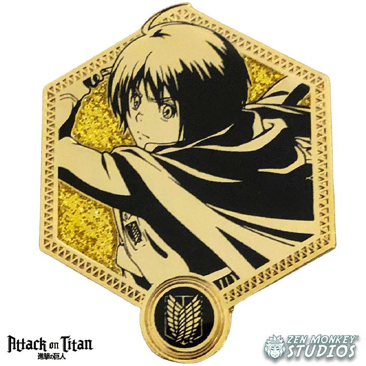 Armin Arlert - Golden Series - 1st Edition Attack on Titan Enamel Pin