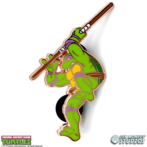 Rose Gold Donatello (LE 35th Anniversary) - TMNT Enamel Pin