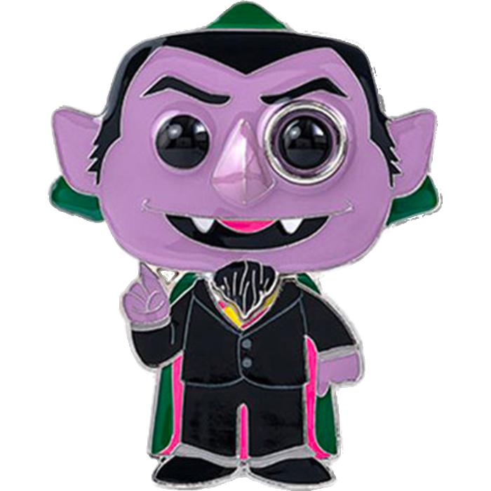 Large Enamel Pop! Pin: Sesame Street - The Count 02