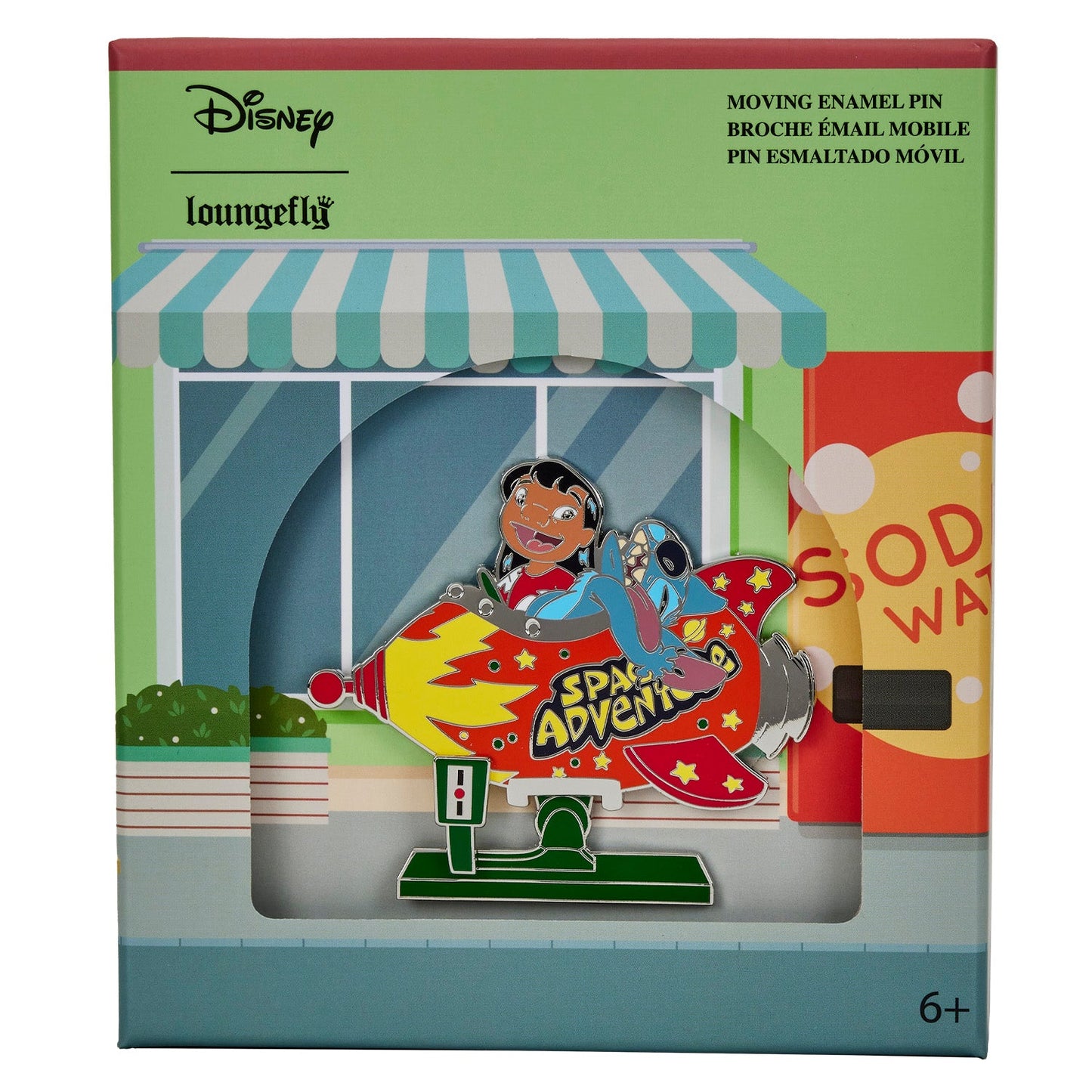 Loungefly Disney Lilo & Stitch Space Adventure 3" Collector Box Pins
