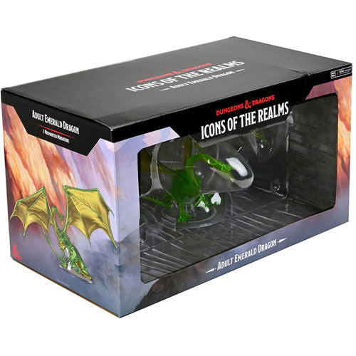 Dungeons & Dragons - Icons Realms Adult Emerald Dragon Premium Figure