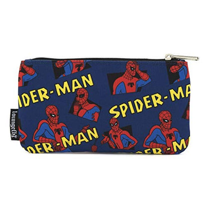 Loungefly Spider-man Classic AOP Coin Cosmetic Pencil Pouch