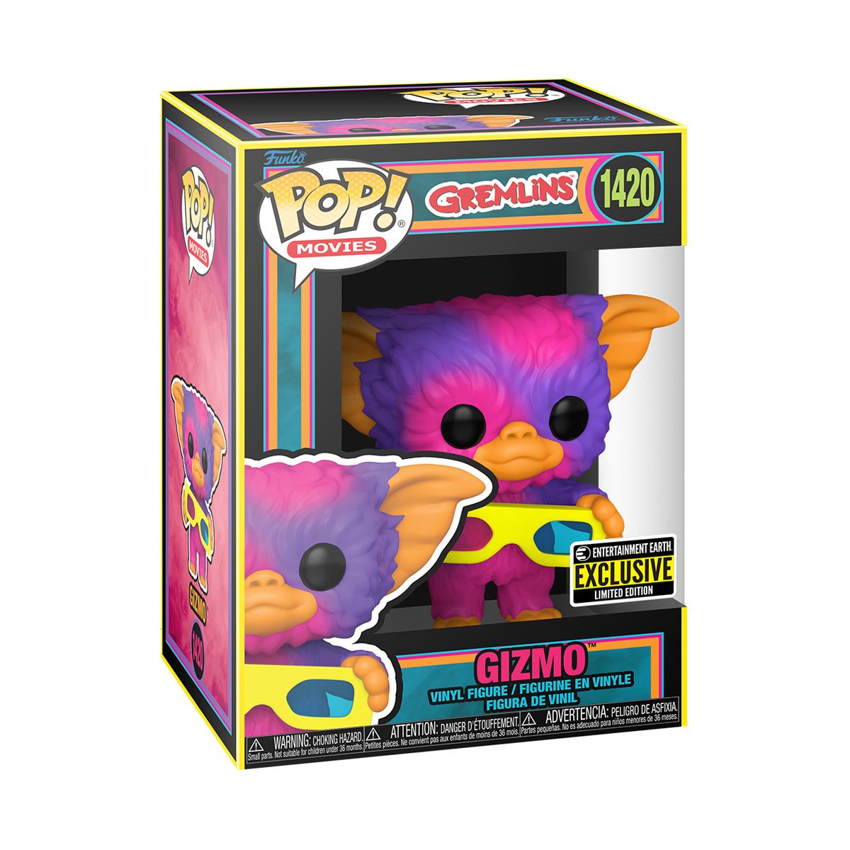 POP Movies: Gremlins - Gizmo with 3D Glasses 1420 (Blacklight)