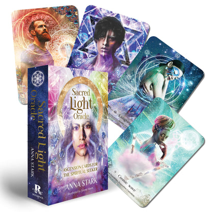 Sacred Light Oracle: Ascension Cards for the Spiritual Seeker (36 Full-Color Cards and 96-Page Guidebook)