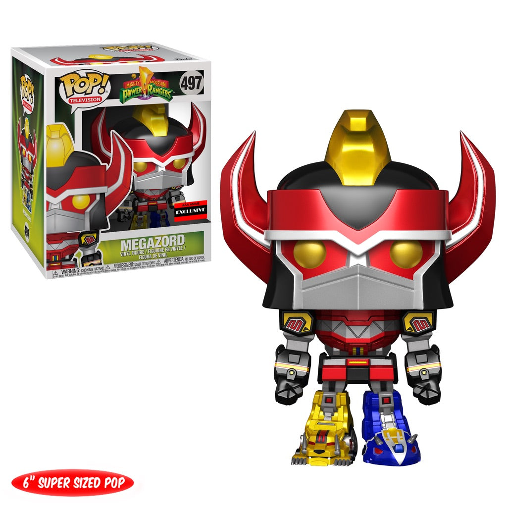 POP Television: Mighty Morphin Power Rangers - Megazord 497 (Metallic)