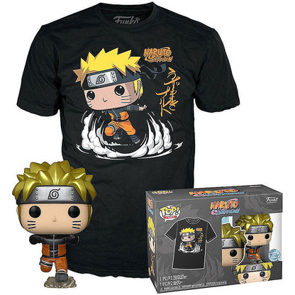 POP Animation: Naruto Shippuden - Naruto 727 (metallic) T-Shirt Bundle set - Small