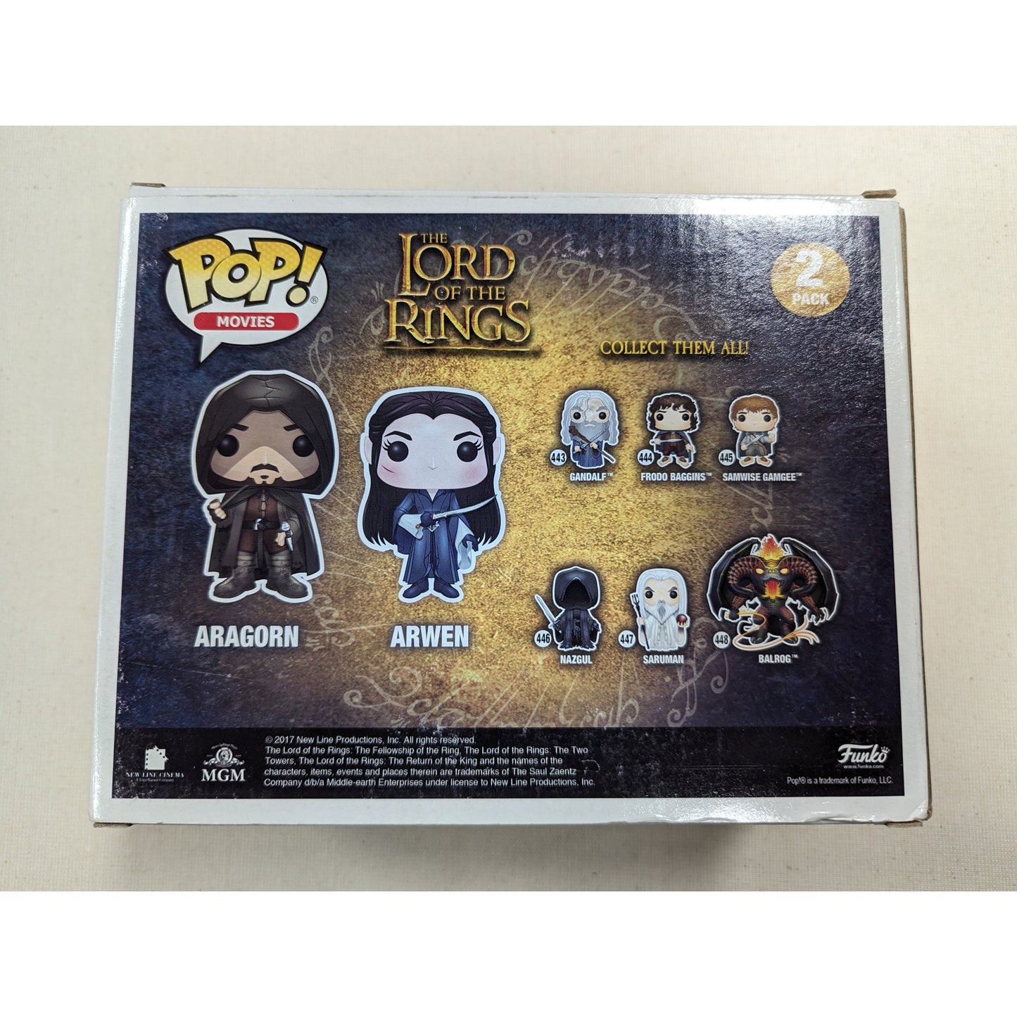 Pop Movies: Lord of the Rings - Aragorn & Arwen 2-Pack