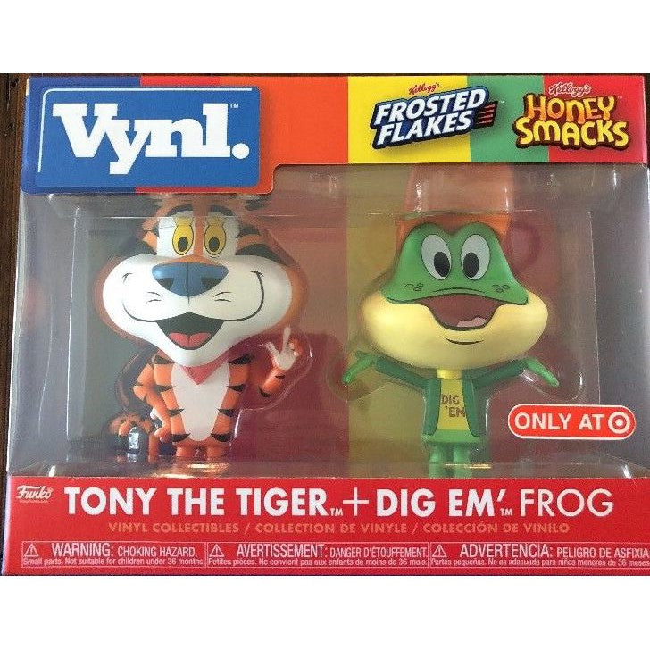 VYNL: AD Icons - 2PK Tony the Tiger & Dig 'Em Frog