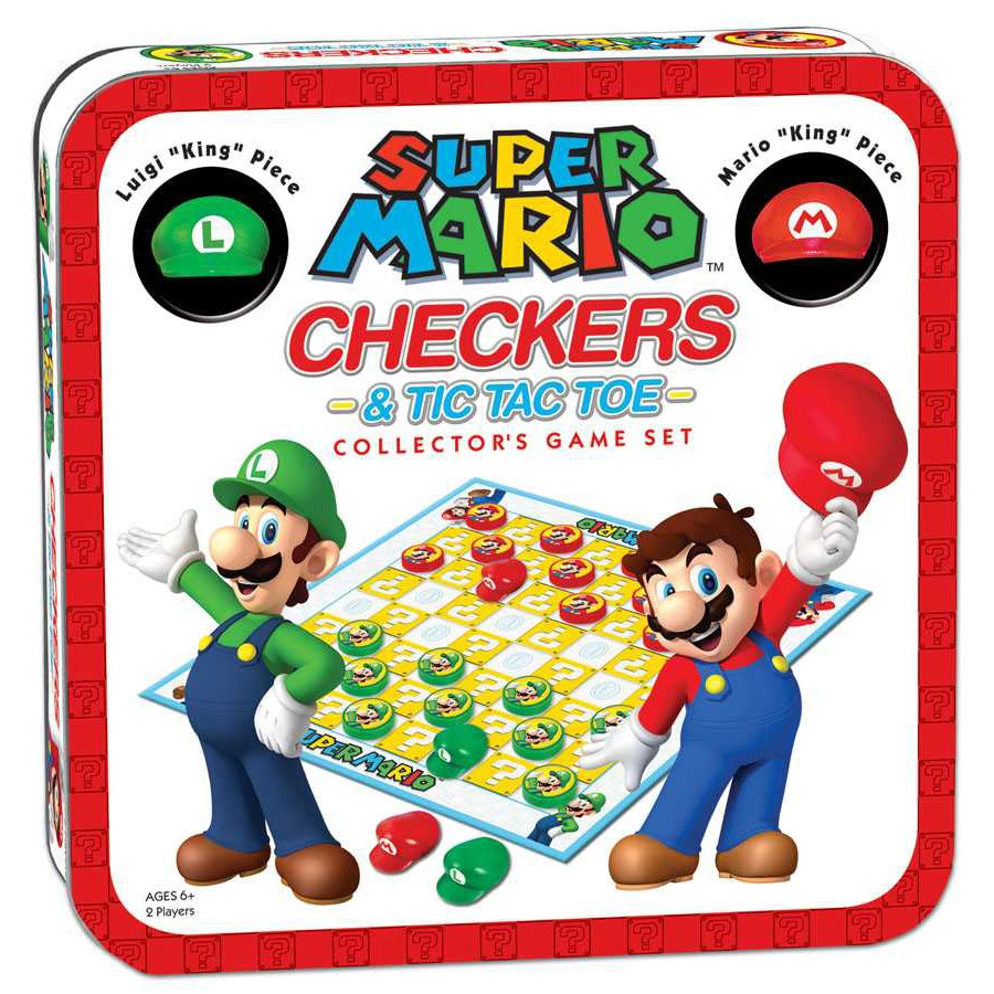 CHECKERS & TIC TAC TOE: Super Mario