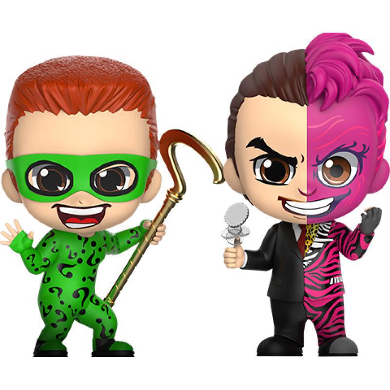 The Riddler & Two-Face Cosbaby(s) Collectible Set