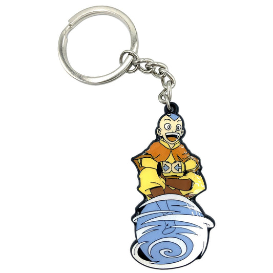 Aang on Air Scooter - Avatar: The Last Airbender Keychain