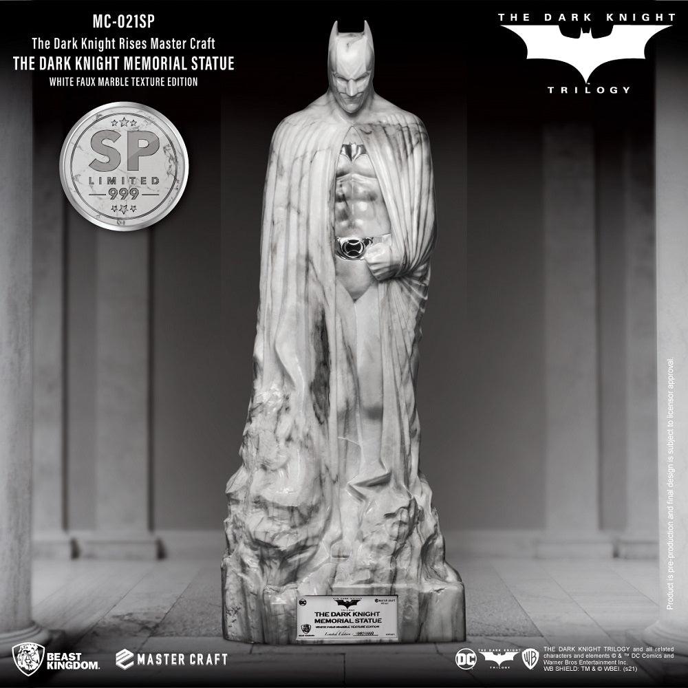 The Dark Knight Rises - Master Craft The Dark Knight Memorial Statue (White Faux Marble Texture Edition)