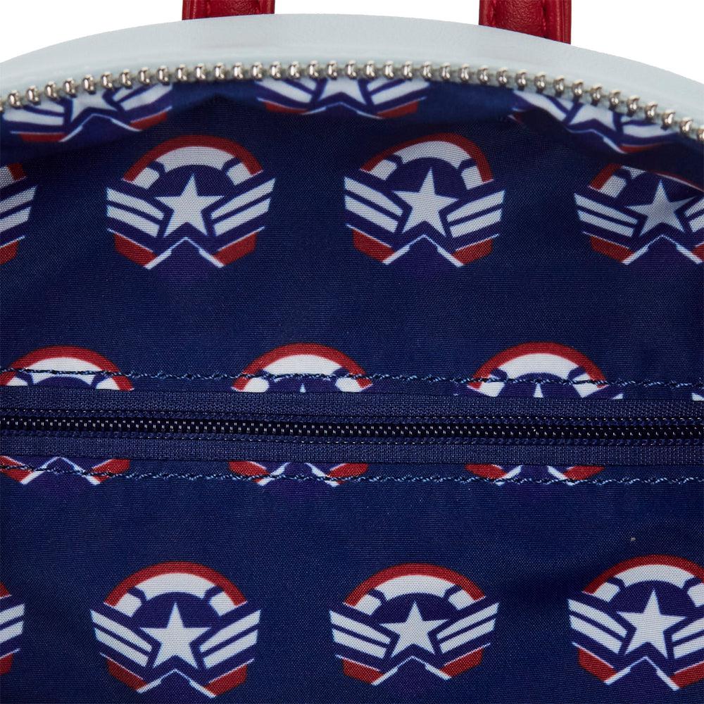 Authentic Loungefly Marvel Captain America Cosplay Mini Backpack