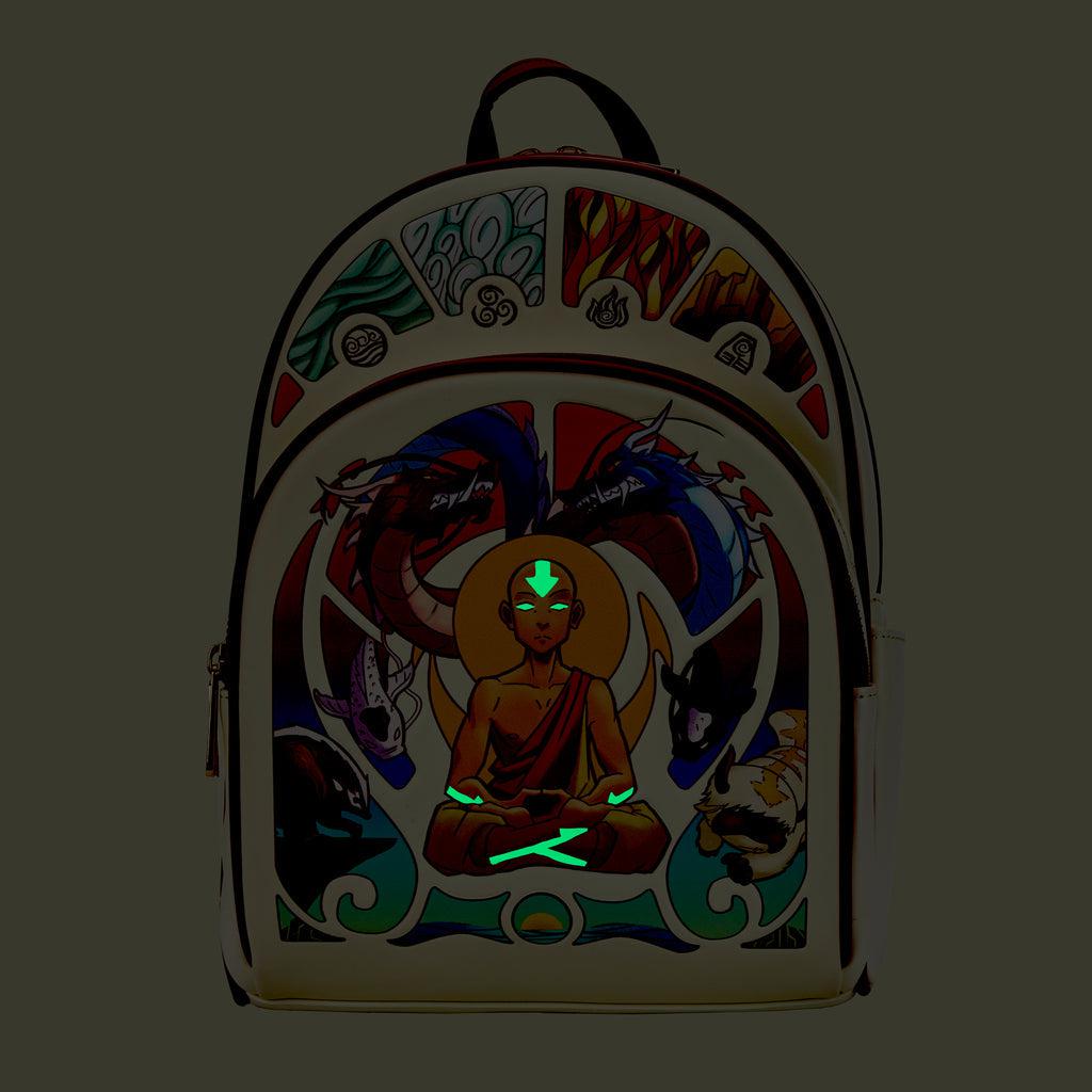 Loungefly Nickelodeon Avatar Aang Glow in the Dark Mini Backpack