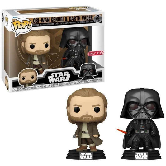 POP! STAR WARS: Obi-Wan Kenobi - Obi-Wan Kenobi & Darth Vader 2-Pack