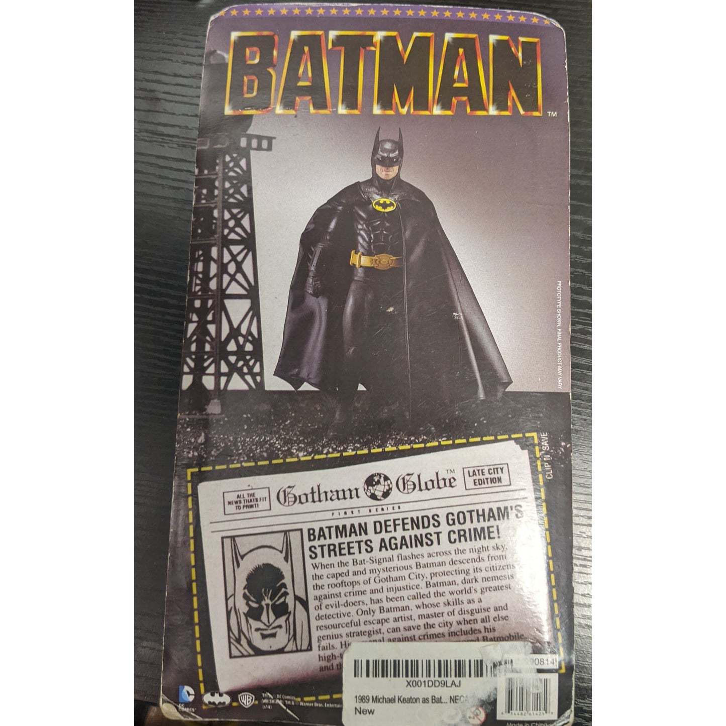 1989 Michael Keaton As Batman 25th Anniversary NECA 7 Tall Action Figure