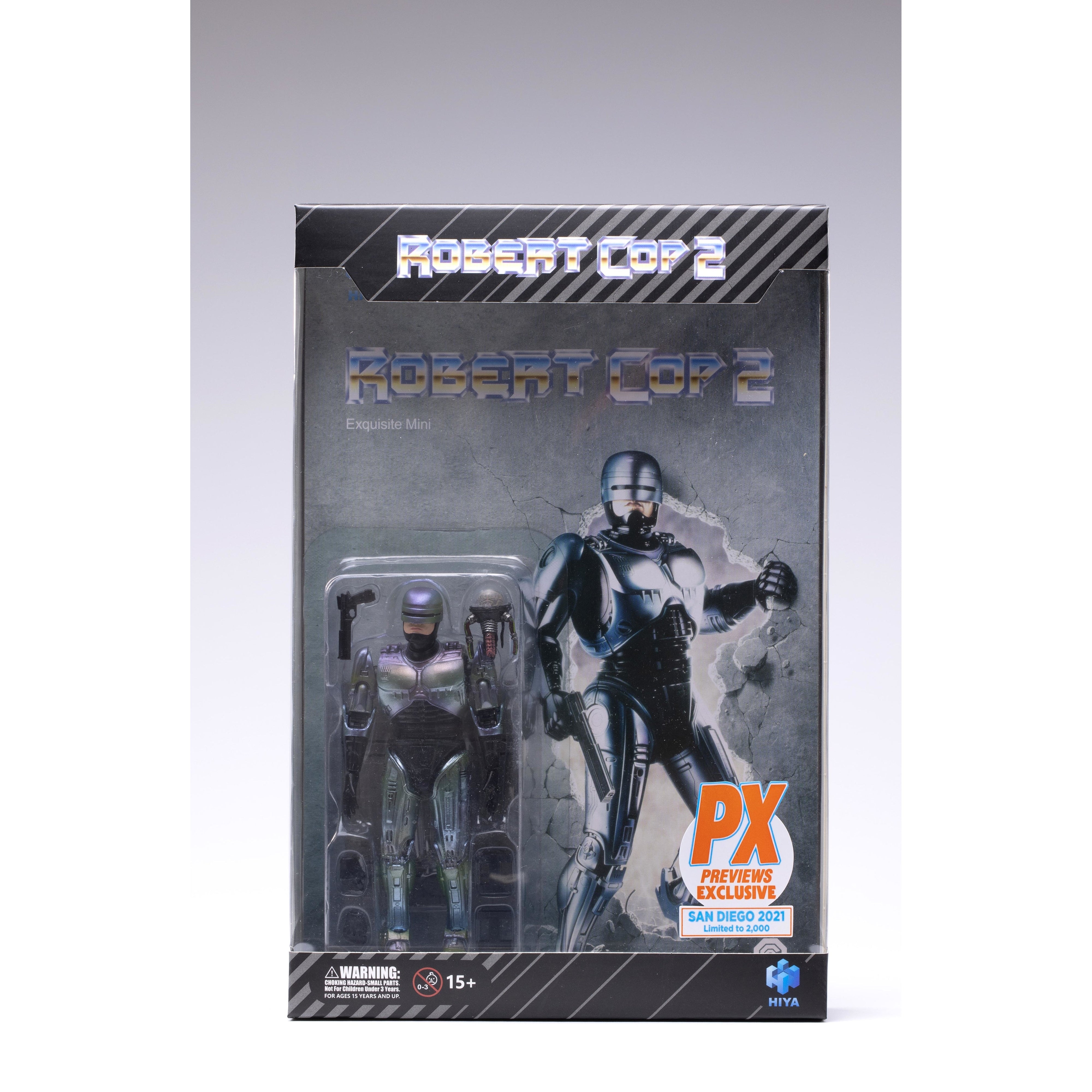 SDCC 2021 Robocop 2 Robert Cop Exquisite Mini Action Figure