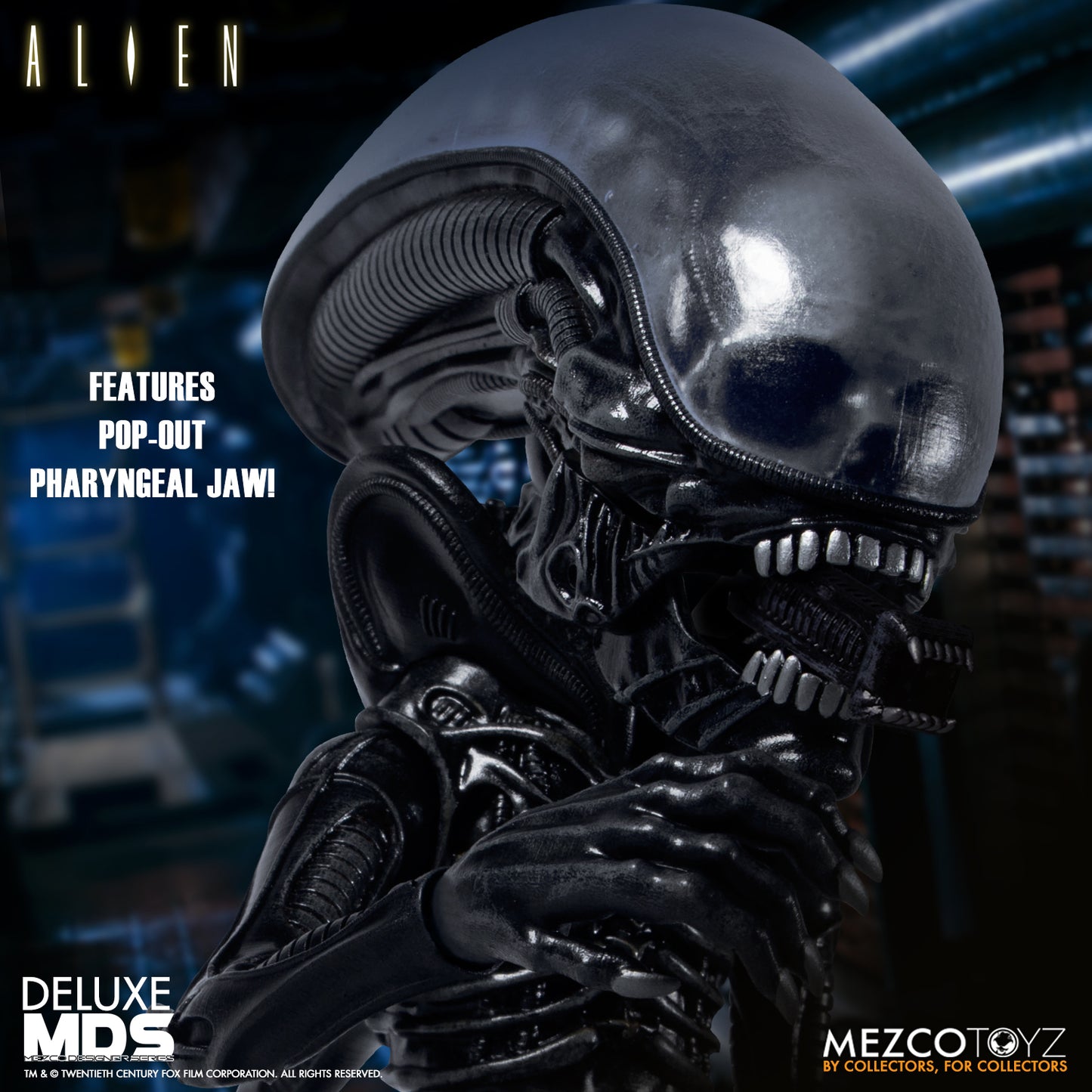 Alien: Xenomorph 6-Inch Deluxe Roto Figure - Mezco Designer Series
