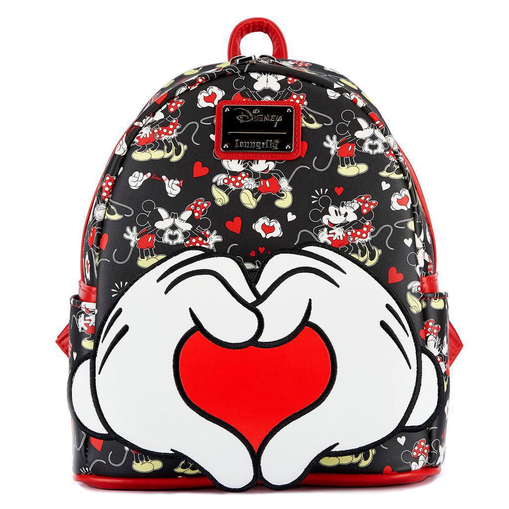 Loungefly Disney Mickey and Minnie Mouse Valentines Mini Backpack