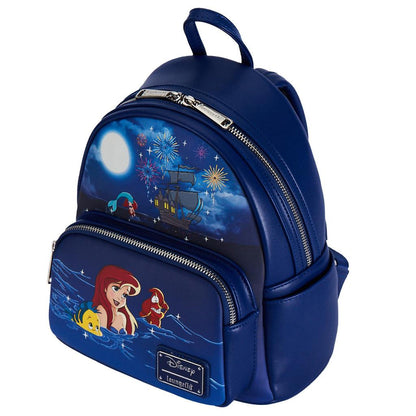 Loungefly Disney The Little Mermaid Ariel Fireworks Glow and Light Up Mini Backpack