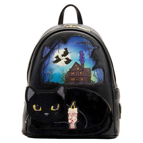 LOUNGEFLY Disney Hocus Pocus Binx Pocket Mini Backpack