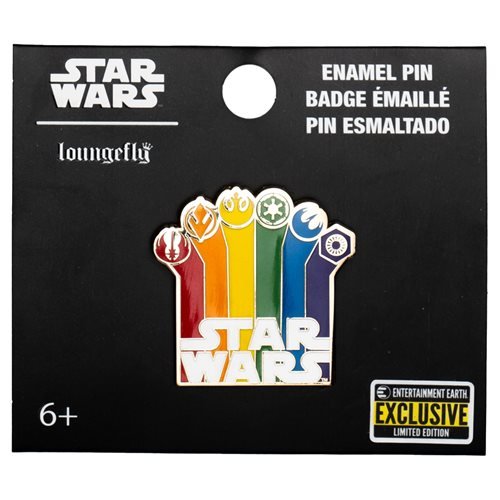 Star Wars Logo Rainbow Enamel Pin - EE Exclusive
