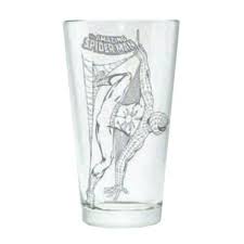 Spider-man Etched pint Glass