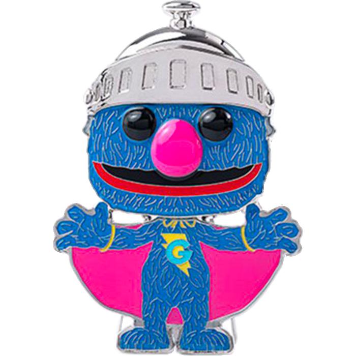 Large Enamel Pop! Pin: Sesame Street - Super Grover 03