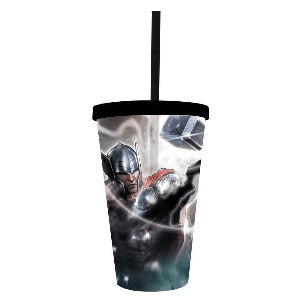 Thor Reusable cup with straw